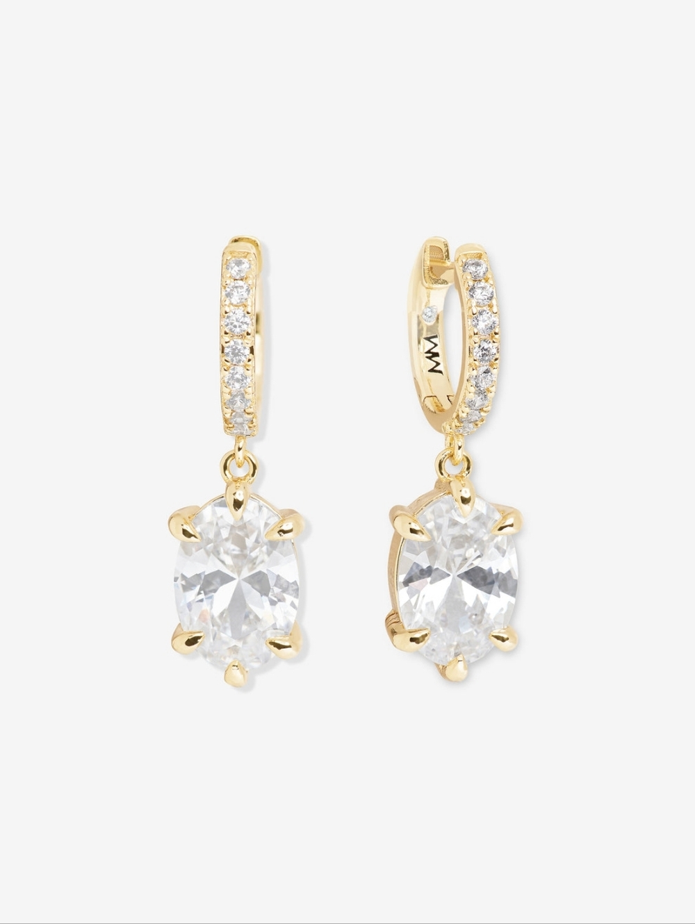 Melinda Maria She's On Point Earrings Gold New - FIRM ✨️